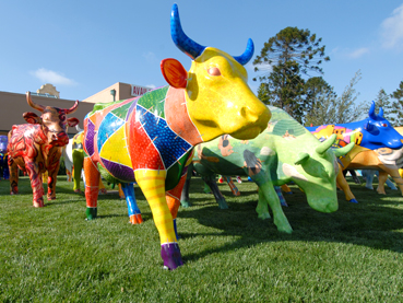 CowParade Cow on Sidewalk image